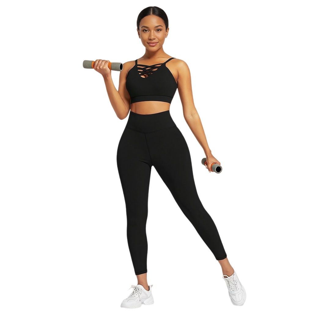 Fitness Of Yoga - Conjunto de Yoga e Fitness Feminino