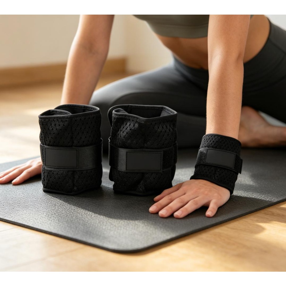 Wrist Wraps Fitness - Pesos Ajustáveis para Tornozelos e Pulsos