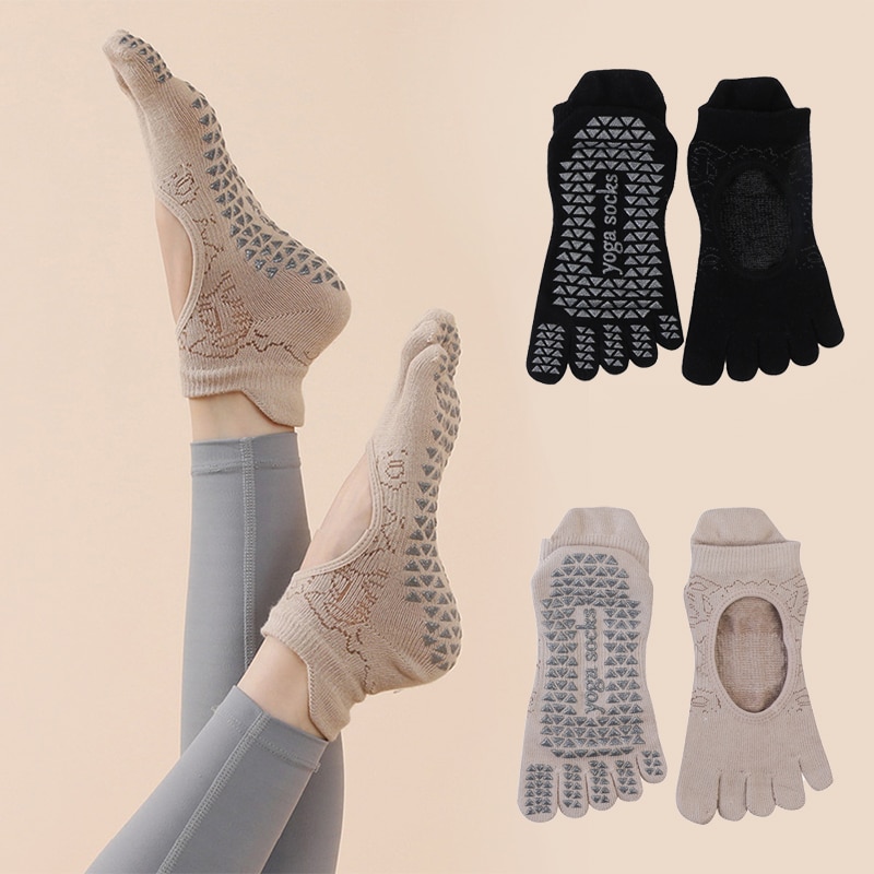 Yoga Fitness Pilates - Mulheres Yoga Toe Socks Alta Qualidade