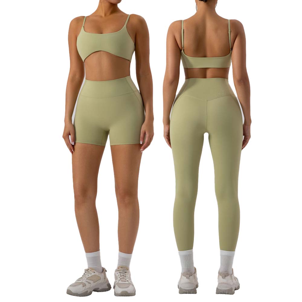Conjunto de treinamento de cor - Yoga Và Fitness avaliação e preço