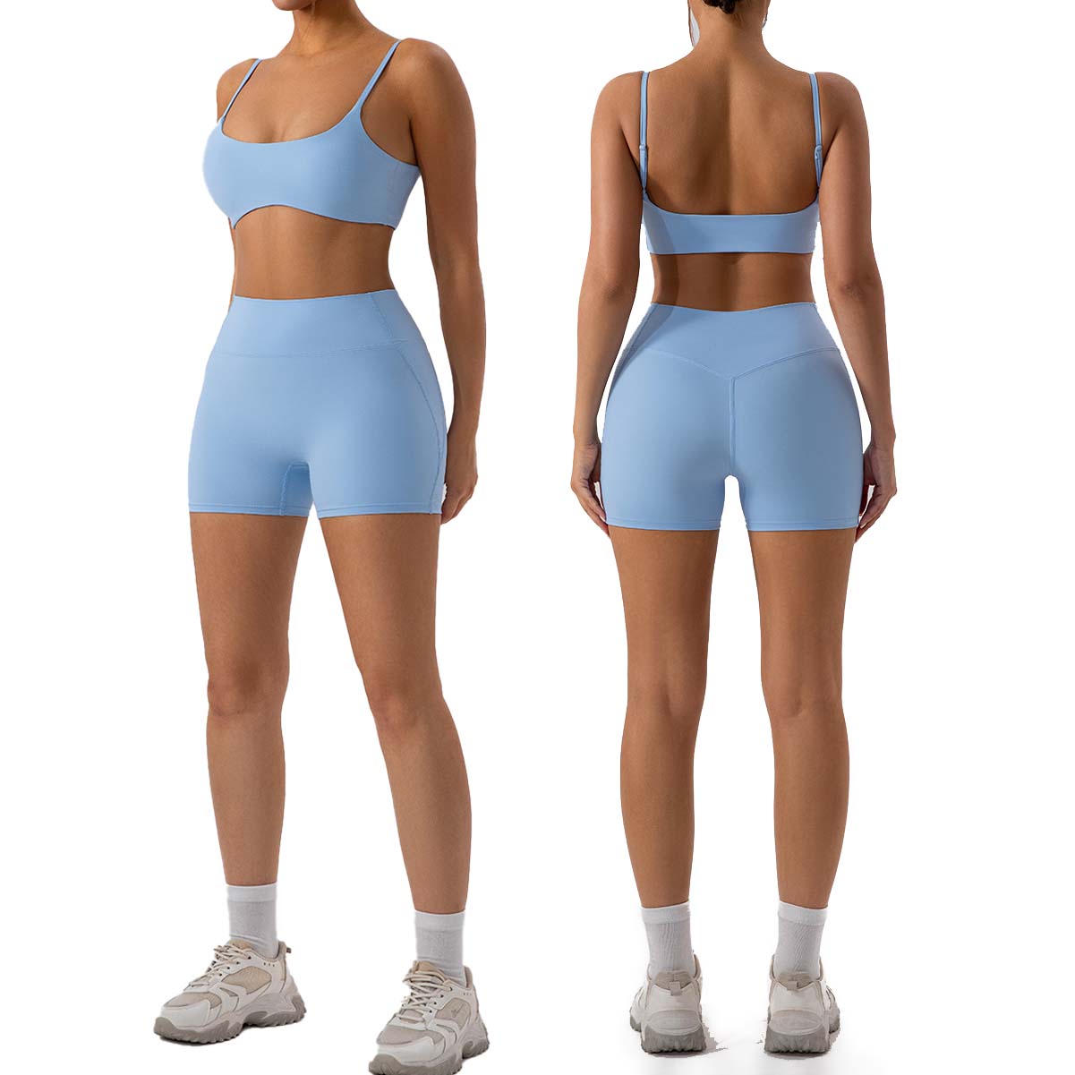Conjunto de treinamento de cor - Yoga Và Fitness avaliação e preço