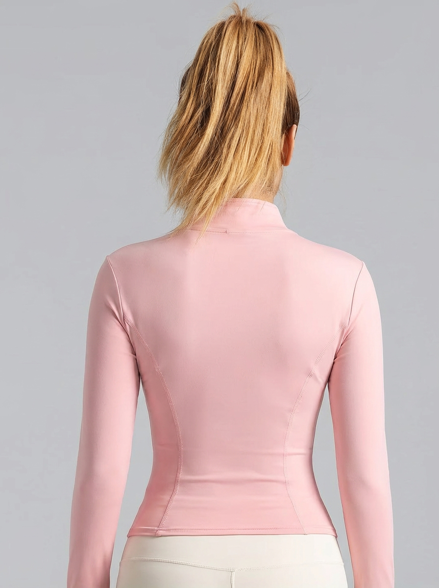 Nova Jaqueta Feminina Rosa Cla - Fitness Of Yoga avaliação e preço