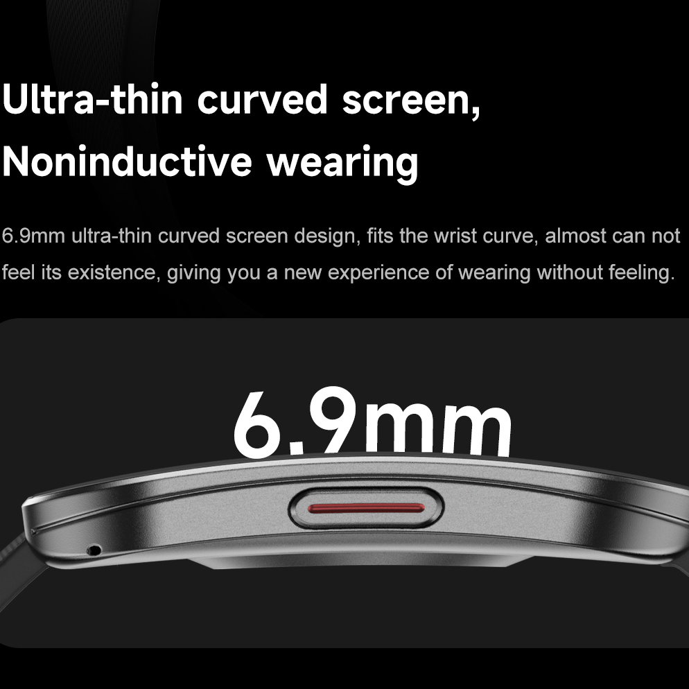 Amoled ultra-fino curvo à prov - Wrist Wraps Fitness avaliação e preço