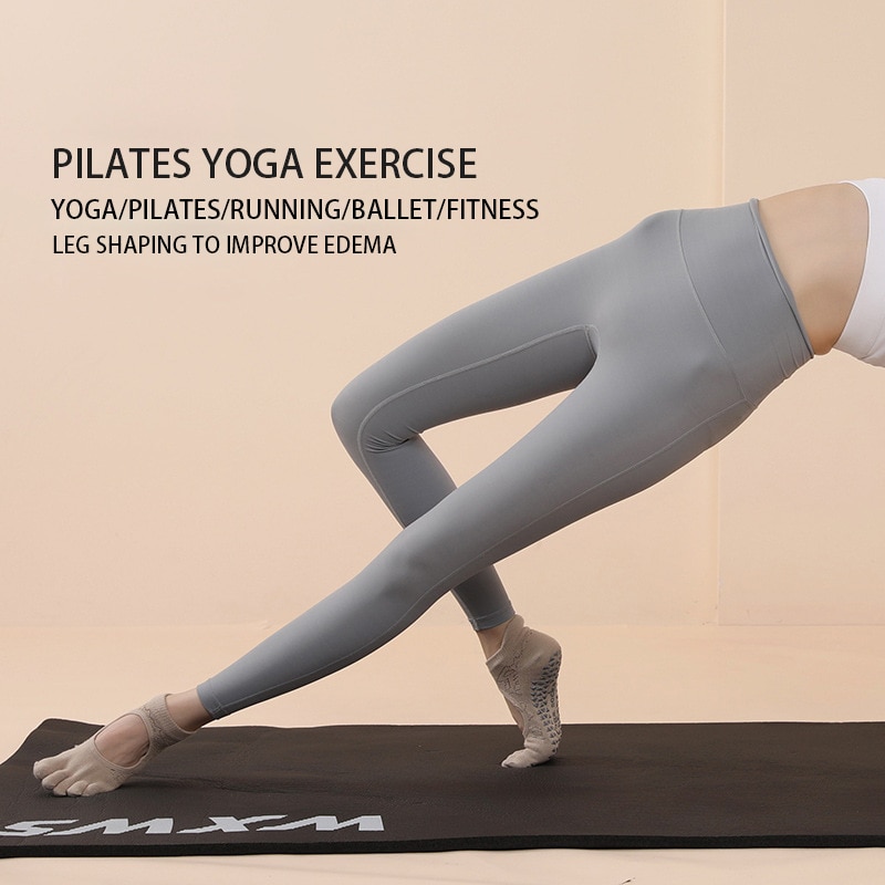 Mulheres Yoga Toe Socks Alta Q - Yoga Fitness Pilates avaliação e preço