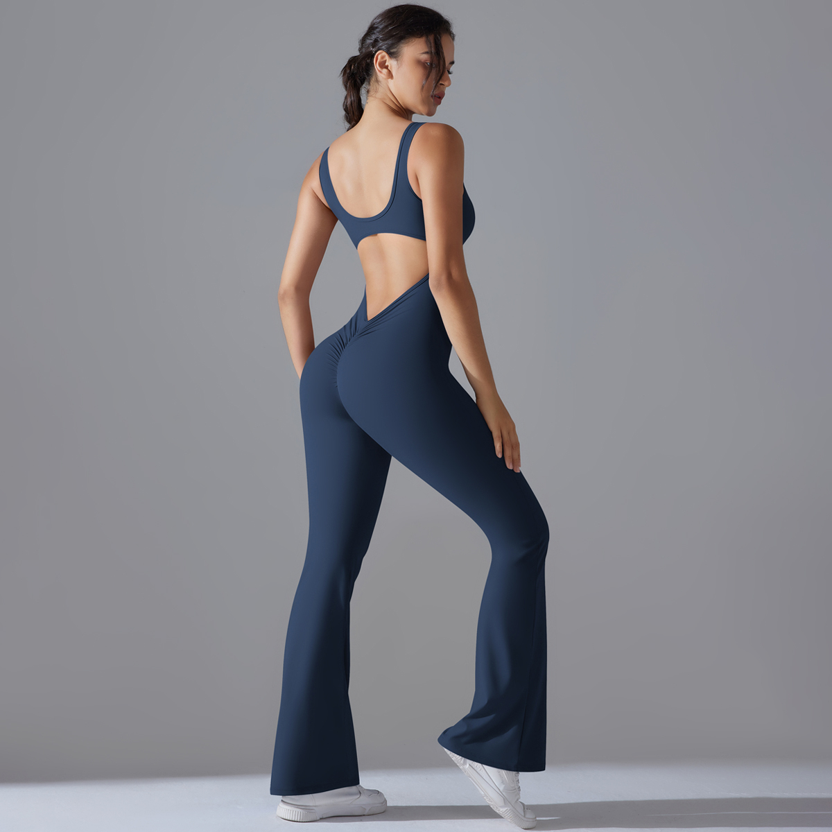 Sexy voltar v macacão conjunto - Yoga Và Fitness avaliação e preço