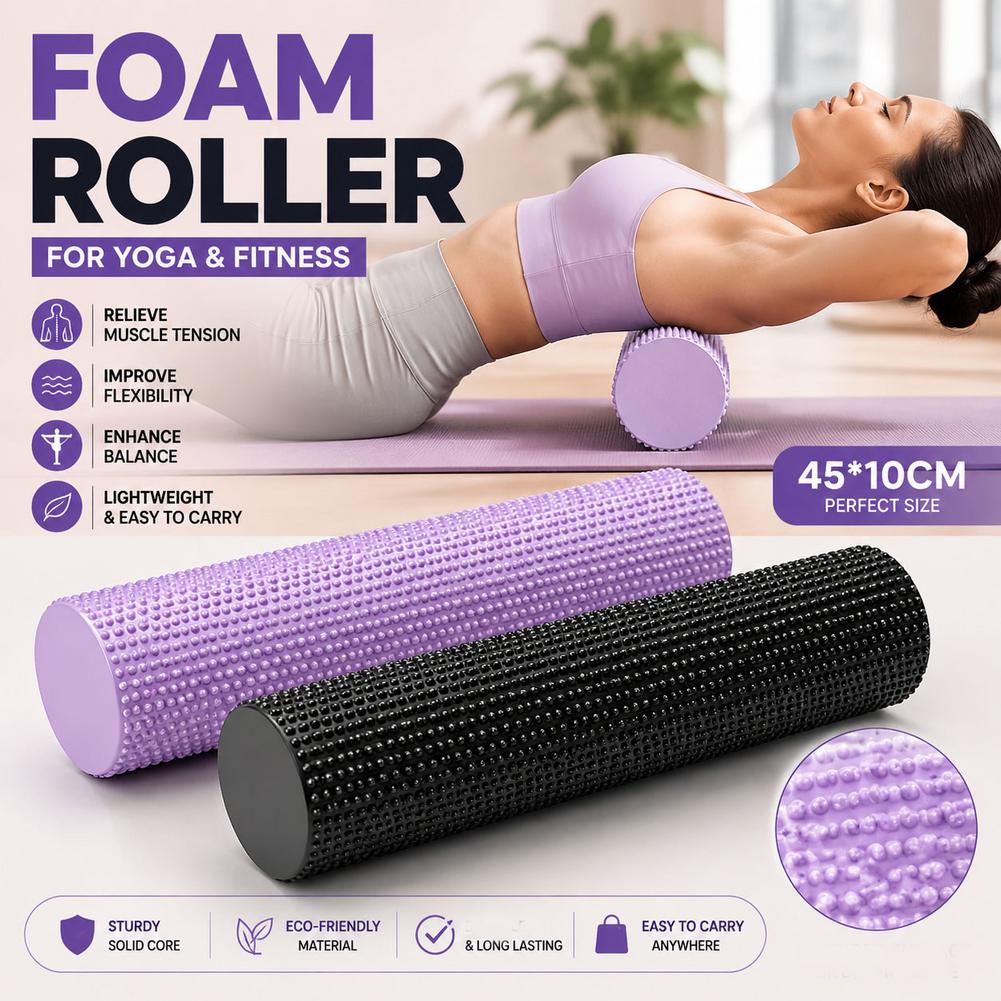 Rolo de Espuma EVA de Alta Den - Foam Roller avaliação e preço