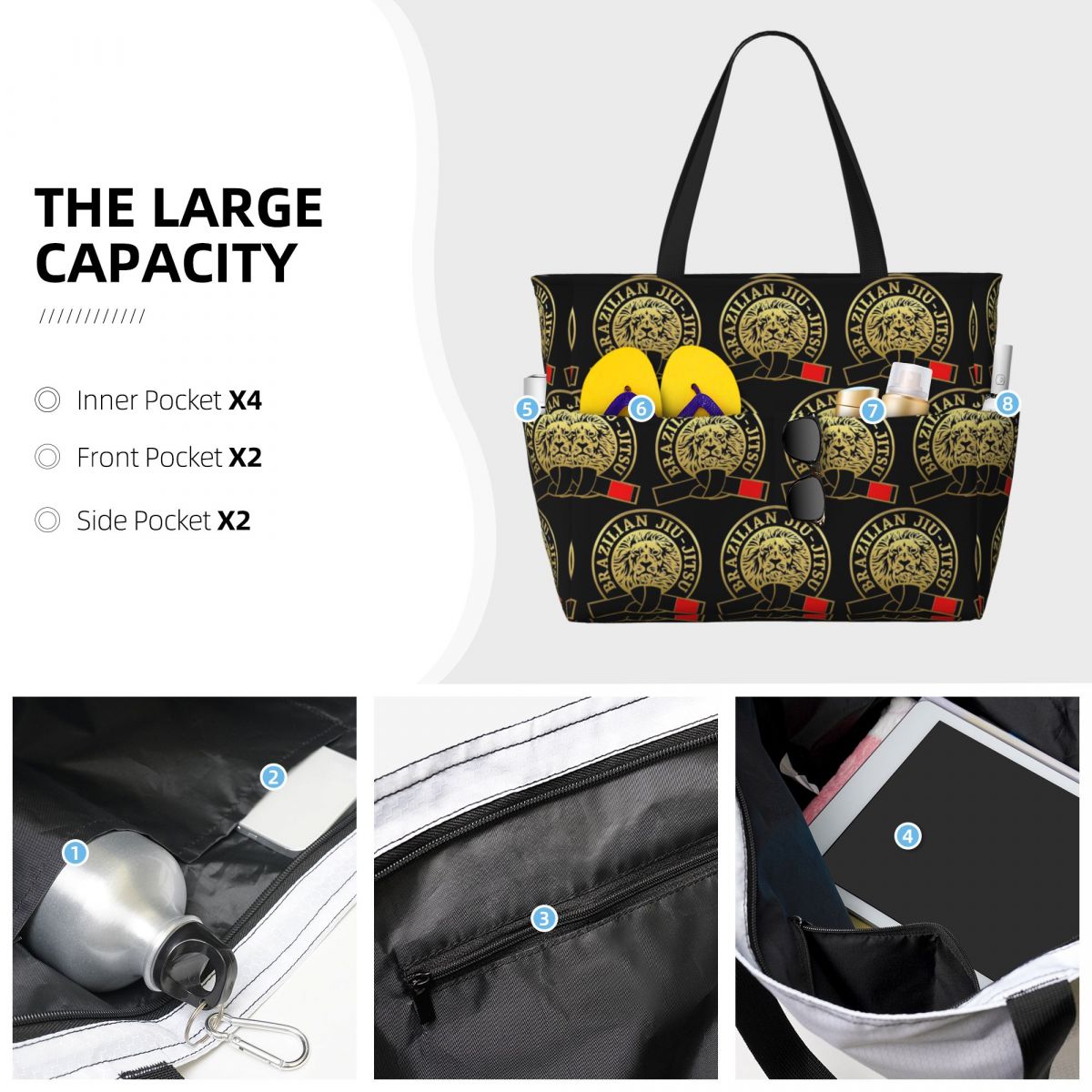 Bolsa de Viagem Grande Feminin - Yoga Fitness Jiu Jitsu avaliação e preço