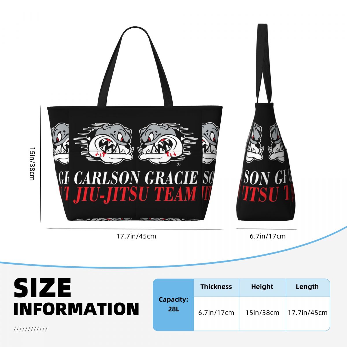 Bolsa de praia com logotipo da - Yoga Fitness Jiu Jitsu avaliação e preço