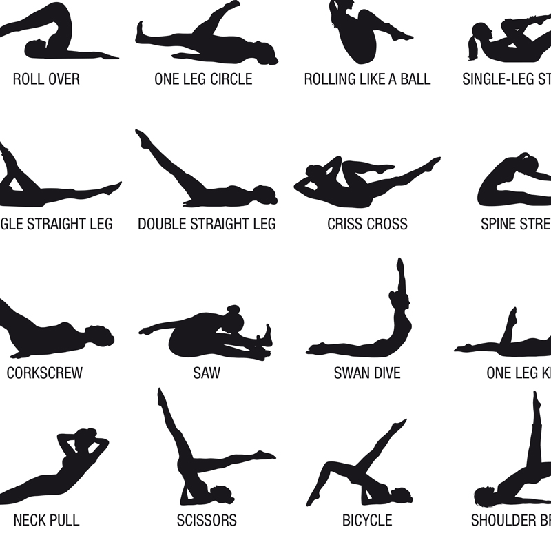 Pôster de Quadro de Exercícios - Yoga Fitness Pilates avaliação e preço