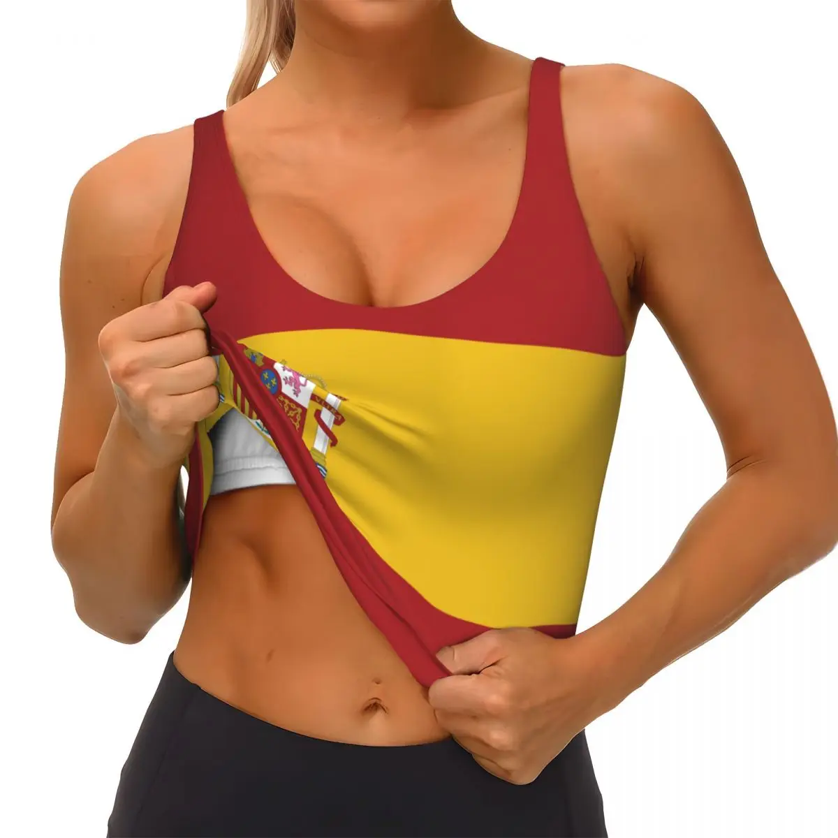 Tops básicos com bandeira da E - Yoga Và Fitness avaliação e preço